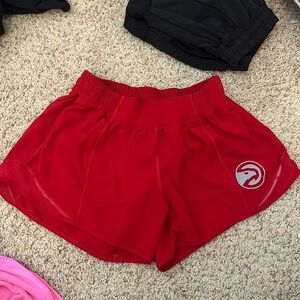 Lululemon size 6 shorts red